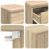 Garage Cabinets 2 pcs Sonoma Oak | Durable & Organised Storage