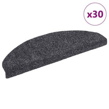 Stair Mats Self-adhesive 30 pcs Dark Grey 65x21x4 cm - HipoMarket