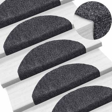 Stair Mats Self-adhesive 30 pcs Dark Grey 65x21x4 cm - HipoMarket