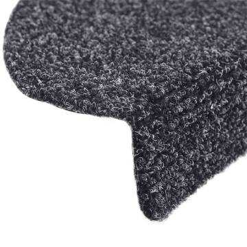 Self-Adhesive Stair Mats - 30 pcs Dark Grey | HipoMarket