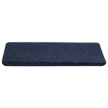 Self-Adhesive Stair Mats - 30 pcs Blue | Hipomarket UK