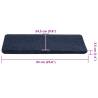 Self-Adhesive Stair Mats - 30 pcs Blue | Hipomarket UK