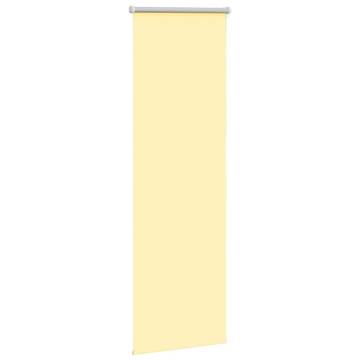 Yellow Blackout Roller Blind 45x175 cm - Quality Polyester