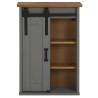 Hanging Cabinet HALDEN with Sliding Door - Grey Pine 49x22.5x70 cm