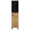 Solid Wood Mango Bathroom Cabinet - 38x33x160 cm