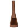 Ambiance Fireplace with Chimney - 100 cm Rust Outdoor Heater