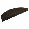 Self-Adhesive Stair Mats 20 pcs Dark Brown - Safe & Stylish