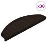  Stair Mats Self-adhesive 30 pcs Dark Brown 65x21x4 cm Colour dark brown Size 65 x 21 x 4 cm Quantity in Package 30 