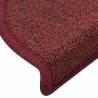 Stair Mats 30 pcs Red 56x17x3 cm - Non-Slip & Washable