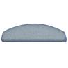 Stair Mats 30 pcs - Light Grey & Blue | 65x24x4 cm