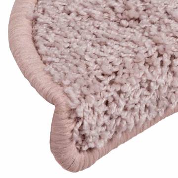 Light Pink Stair Mats - 30 pcs | Safe & Stylish Decor