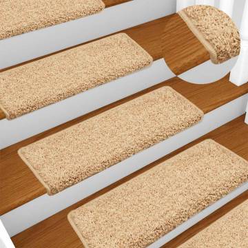 30 pcs Brown Stair Mats - Non-slip & Washable | Hipomarket