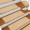 30 pcs Brown Stair Mats - Non-slip & Washable | Hipomarket