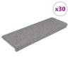  Stair Mats Self-adhesive Sisal-Look 30 pcs 65x21x4 cm Silver Colour silver Quantity in Package 30 