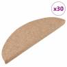  Stair Mats Self-adhesive 30 pcs Beige 56x17x3 cm Colour beige Size 56 x 17 x 3 cm Quantity in Package 30 