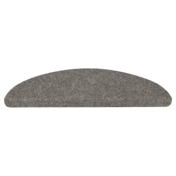 Self-Adhesive Stair Mats - 30 pcs Grey | HipoMarket