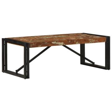 Coffee Table Multicolour - Solid Reclaimed Wood | HipoMarket