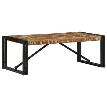 Coffee Table Multicolour - Solid Reclaimed Wood | HipoMarket