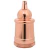 Rose Gold E27 Lamp Holders - 2 pcs for Stylish Lighting