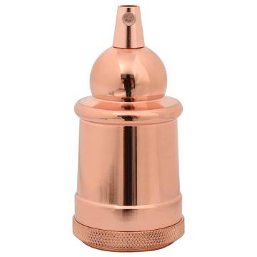 Rose Gold E27 Lamp Holders - 2 pcs for Stylish Lighting