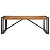 Solid Wood Acacia Coffee Table - 100x100 cm | HipoMarket