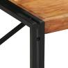 Solid Wood Acacia Coffee Table - 100x100 cm | HipoMarket