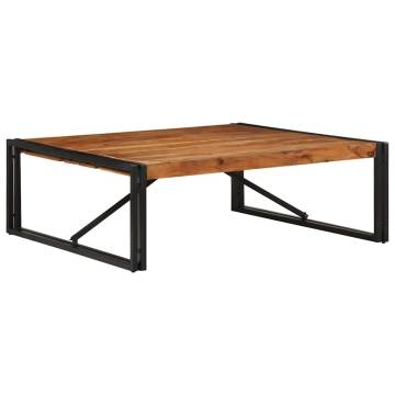 Solid Wood Acacia Coffee Table - 100x100 cm | HipoMarket