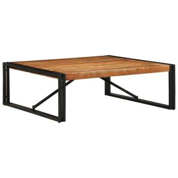 Solid Wood Acacia Coffee Table - 100x100 cm | HipoMarket