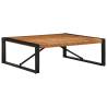 Solid Wood Acacia Coffee Table - 100x100 cm | HipoMarket