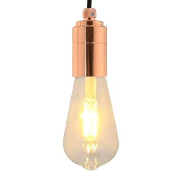 Rose Gold E27 Lamp Holders - Stylish 2 pcs Set | Hipomarket