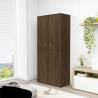 Shoe Cabinet Brown Oak 80x39x178 cm Engineered Wood Colour brown oak Quantity in Package 1 Number of Number of shelves 