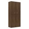 Elegant Brown Oak Shoe Cabinet – 80x39x178 cm | HipoMarket