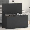  Storage Chest Grey 84x42x46 cm Engineered Wood Colour grey Size 84 x 42 x 46 cm Quantity in Package 1 