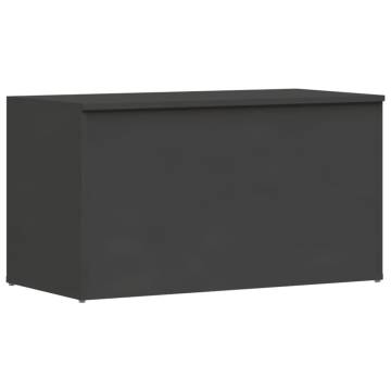 Grey Storage Chest 84x42x46 cm - Stylish Organization Solution