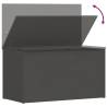 Grey Storage Chest 84x42x46 cm - Stylish Organization Solution