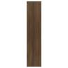 Elegant Brown Oak Shoe Cabinet – 80x39x178 cm | HipoMarket