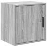 Garage Cabinets 2 pcs Grey Sonoma Engineered Wood | Hipo Market