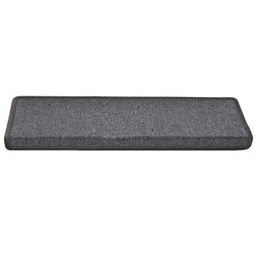 Stair Mats 30 pcs - Dark Grey | Non-Slip & Washable