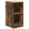 Garage Cabinets (2 pcs) - Smoked Oak Engineered Wood Storage