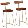  Bar Stools 2 pcs 49x43x88 cm Solid Wood Mango Colour brown Size 49 x 43 x 88 cm Quantity in Package 2 Material solid mango wood 