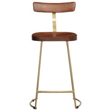 Stylish Bar Stools 2 pcs - Solid Mango Wood Design