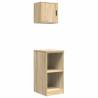 Garage Cabinets 2 pcs Sonoma Oak Engineered Wood | HipoMarket