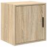 Garage Cabinets 2 pcs Sonoma Oak Engineered Wood | HipoMarket