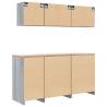 6 Pcs Grey Sonoma Garage Cabinets - Organize Your Space