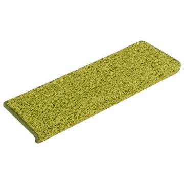 Stair Mats 30 pcs - 65x21 cm Green | Hipomarket UK