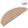  Stair Mats Self-adhesive 30 pcs Beige 65x22.5x3.5 cm Colour beige Size 65 x 22.5 x 3.5 cm Quantity in Package 30 