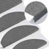 Stair Mats Self-adhesive (30 pcs) - Grey 65x22.5 cm | HipoMarket