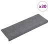  Stair Mats Self-adhesive 30 pcs Light Grey 65x21x4 cm Colour light grey Quantity in Package 30 