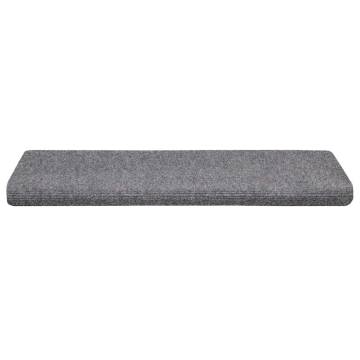 Stair Mats Self-Adhesive - 30 pcs Light Grey | HipoMarket