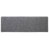 Stair Mats Self-Adhesive - 30 pcs Light Grey | HipoMarket